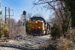 CSX 707 returning empty coal cars to the mines